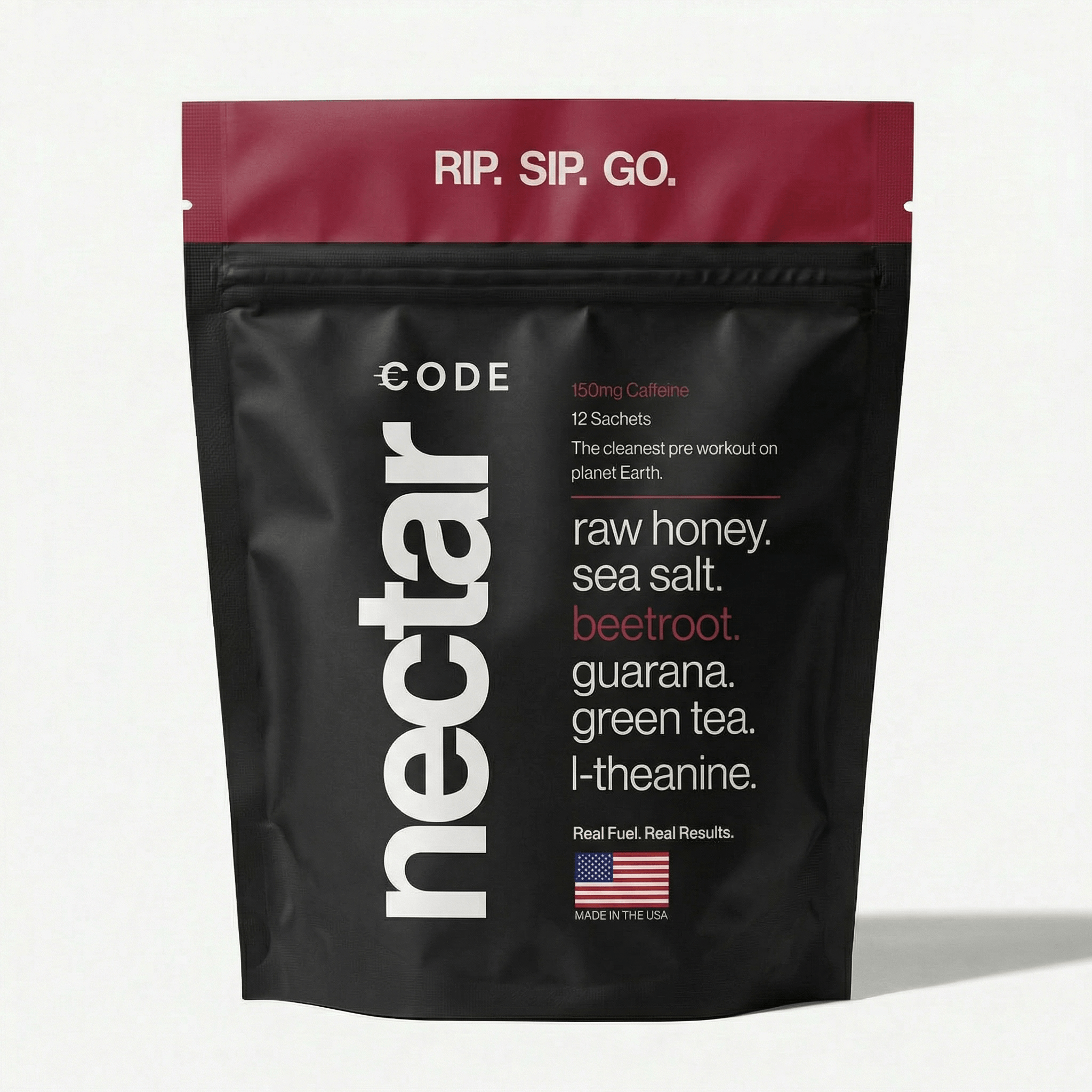 CODE Energy Honey Beetroot Ginger packet — endurance fuel built on raw honey, beetroot, and ginger